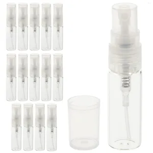 Depolama Şişeleri 15pcs/Set Küçük Sprey Parfüm Alt Makyaj Örnek Konteynerleri Ev Dış Mekan (3ml Rastgele Renk)