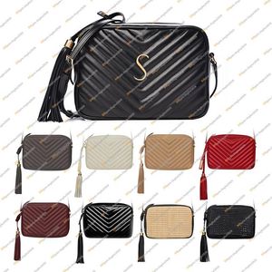 Ladies Fashion Casual Luxury Designe Lou Camera Quilted Borsa Cross Body Body Borse Tote Specchio superiore Qualità 612544 borsa P267A