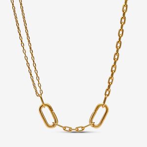 Collana classica di design placcato oro 18k da donna di design Gioielli in acciaio inossidabile Collana a catena a maglia cubana uomo donna Festa di nozze Regali di gioielli di San Valentino