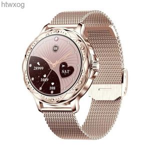 Smart Watches Smart Watch CF12 Women 1.2inch Fashion Smartwatch Fitness Sports BT Call Music Control Blood Pressure Oxygen Ladies Wristwatch YQ240125