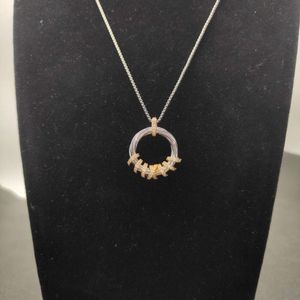 David Yurma Jewelry Necklace High 버전 색상 분리 다이아몬드 목걸이 체인 1.5mm 두께 45+5cm 길이로 회전합니다.