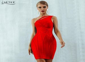 ADYCE NEW ONE SCHE SIMMA DONNE BodyCon Dress BodyCon Bandage Sexy Hollow Out Sleeveless Celebrity Runway Party Club Dress 2103031391746