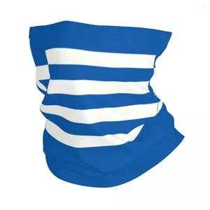 Berets Greece Flag Bandana Winter Neck Warmer Men Windproof Wrap Face Scarf For Ski Gaiter Headband