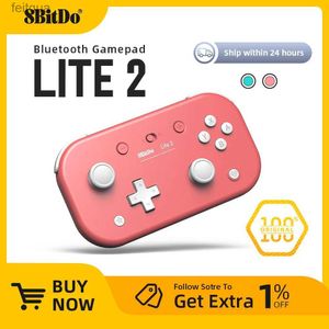 Kontrolery gier Joysticks 8bitdo Lite 2 kontroler Bluetooth Gamepad dla przełącznika OLED Lite Android Raspberry Pi Ultra Light i przenośne łatwe użycie YQ240126