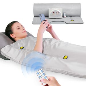 Coperta per sauna riscaldante per dimagrimento del corpo Coperta per sauna ponderata digitale professionale a 2 zone per perdita di peso delle donne 240123