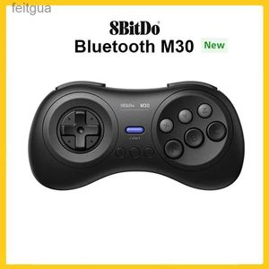 ゲームコントローラージョイスティック8ビットM30スイッチ用のBluetoothゲームパッドPCマコーとAndroid/Sega Genesis Mega Drive Style Wireless Game Controller YQ240126