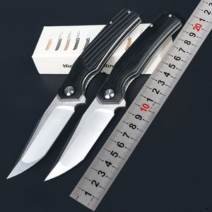 Högkvalitativ fällkniv 8CR13MOV BLAD G10 Hantera utomhus Taktisk överlevnad Camping Knives EDC Cutting Tools