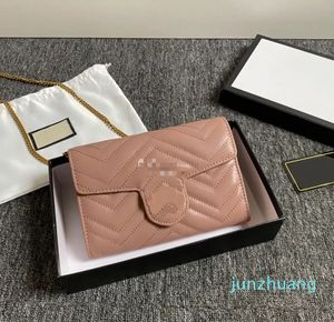 2024 Designer Taschen Mode Handtaschen Schulter Metall Kette Gold Frauen Handtasche Leder Flip Cover Messenger Umhängetasche Handtasche Geldbörse