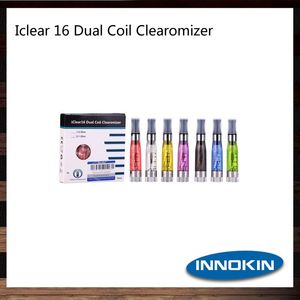 Innokin Iclear 16 Atomizer 3 ml okrągłe usta Iclear 16 podwójna cewka clearomizer 100% autentyczne