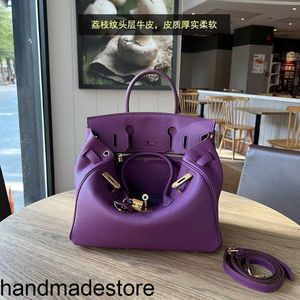 Bags Platinum Genuine Julie Buys the First Layer Cowhide Lychee Grain Leather Fashionable Cross Body Women's Big Bag Women's Handbag