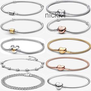 Braccialetti di alta qualità di design per le donne Natale Capodanno Gioielli per le vacanze Moda Regalo di lusso Fai da te Pandora Set di braccialetti con barre scintillanti con scatola originale XD3T