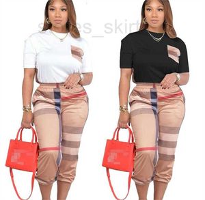 Zweiteilige Hosen für Damen, Designer-Mode, aktive Trainingsanzüge, neues Set, Sportanzug, Damenoberteile, hohe Taille, lang, 2 Stück, mit Buchstaben bedruckt, Trainingsanzug, Damenbekleidung, 7MXN