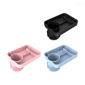 Stroller Parts Car Baby Dinner Table Tray Pram Plate Drink Holder For Infant Toddler X90C