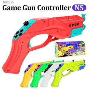 Controladores de jogo Joysticks Shooter Hunting Games Tipo C Carregando Game Gun Controller Bluetooth-compatível Shooting Game Gun para Switch para JoyCon YQ240126