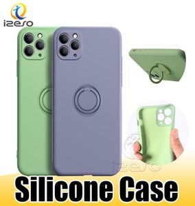 For iPhone 12 Pro Max 11 XS XR Huawei P40 P Smart 2021 LG K8 Plus Silicone Kickstand Cover Shockproof Phone Case izeso9944523