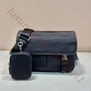 Designer män crossbody väska mode lyx plånbok axel väska plånbok messenger väska hög kvalitet nylon läder handväska korthållare