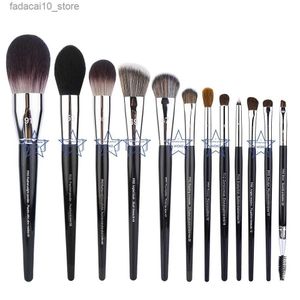 Makeup Brushes 12st Powder Foundation Contour Blush Makeup Brush Set Profession Bronzer Sculpting Makeup Tool Eye Makeup Brush Set 8-15 st Q240126