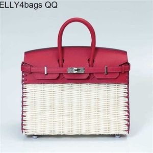Designer Bag Picnics Handbag Woven Bamboo Handswen 7a Quality PZHC