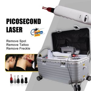 Nicht-invasive Stromversorgung Kühlpigment ND Yag Sommersprossen Augenbrauenentfernung Carbon Peel Laser Tattooentfernungsmaschine