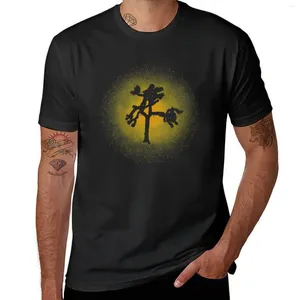 Polos masculinos Joshua Tree Gold 30th Camiseta Hippie Roupas Animal Prinfor Boys Edition Camiseta para homens