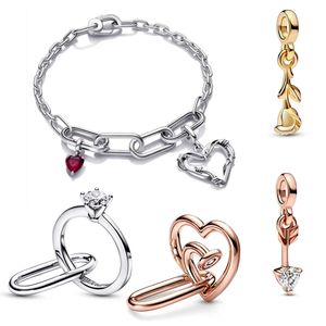 sterling Sier Me Heart Mouse Charm New Fit Original Me Bracelet Devil Eye Charm Women Fashion Modelry Gift