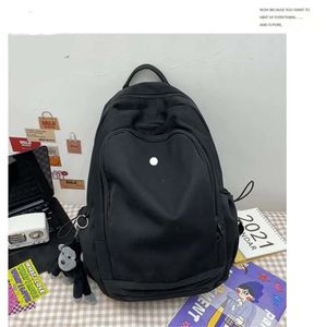 Lu Women Yoga utomhusväska ryggsäck Casual Gym tonåring Student School Bag Knapsack 5 färger