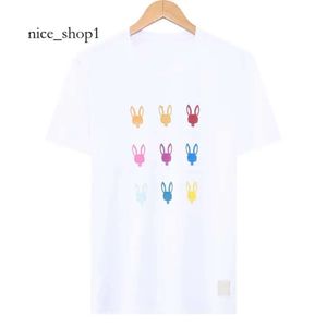 PSYCO BUNNY Tシャツメンズレディーススケルトンウサギ2024新しいデザインマルチスタイルメンシャツファッションデザイナーTシャツカップル半袖SIZ 8176