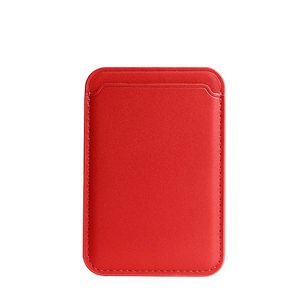 Magnetisk telefon plånbok läderfodral kreditkort kontant pocket id -korthållare påse för iPhone 14 13 12 mini pro max iphone13 magnetisk väska hållare modeväskan väska väska
