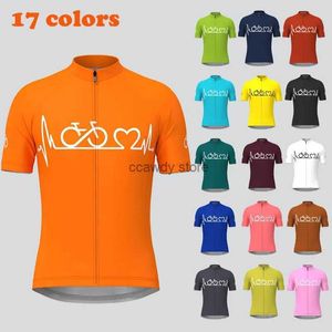 Erkek Tişörtler Bisiklet Jersey Adam 2023 Yeni Simp Summer Short Seves Breathab Ciclismo Jersey Hızlı Duru Yol Bisiklet Binicilik Jerseysh24126