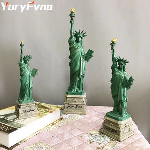 Yuryfvna Statue of Liberty Model Akcesoria Kolekcje Kolekcje Travel Samitirs York Office Home Interior Decoration 240123