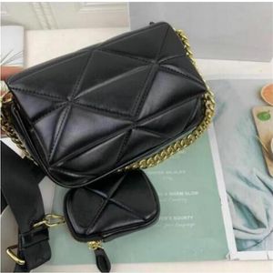 Kadınlar 2pcs Set omuz çantaları deri göğüs paketi Lady Tote Zincirleri Çanta Cüzdan Cüzdan Eşekçi Crossbody Bag252E