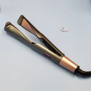 Hår curler eller rätare 2 i 1, spiralvåg curling järn, professionellt hår rakgäster, modestylingverktyg