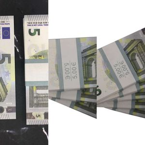 Prop Money Copy Toy Euro Party Realistico Falso Regno Unito Banconote Cartamoneta Finta Double SidedXRVK
