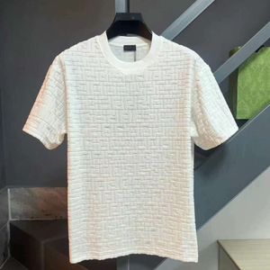 Camicia estiva firmata da uomo a maniche corte floccata con lettera T-shirt da uomo donna felpa pullover allentato maglietta polo in cotone di alta qualità