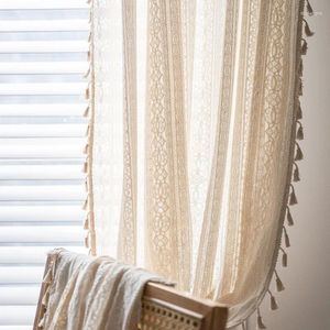 Curtain Hook Stitch Curtains Transparent Hollow Living Room Balcony Bedroom Bay Window Artistic