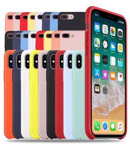 Custodie in silicone originali per il nuovo iPhone 12 Pro Max 6 7 8 Plus Custodia in silicone liquido per iPhone 12 Mini XS Max con confezione al dettaglio6911977