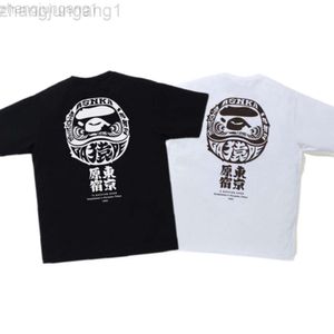 Designer Aape T Shirt Shark 2023 Sommarnystöd Big Aape Man Tumbler Graffiti Letter Print 230G Cotton Short Sleeve T-shirt Fashion