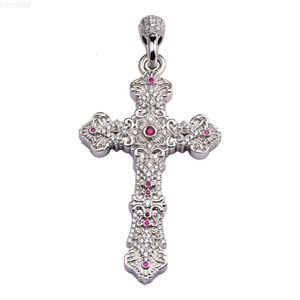 Hip Hop Pendant Custom Pendants for Necklace Sterling Silver Fashion Jewelry Pendent Necklaces Gothic Cross