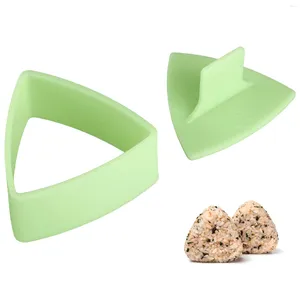 Set di stoviglie Accessori per la cottura di alghe Stampo a triangolo Pallina di riso Kit di decorazioni per sushi Stampi in silicone per candele