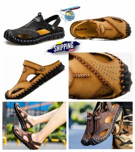 2024 Summer New Men's Women's Wooden Sandals Mule Outdoor Strap Slippers Folded Home Shoes Women's Famous Beach Shoes