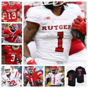 ISIAH PACHECO RUTGERS SCARLET NIGHTS FOOULBOL JERSEY JARSEYブランクフットボールジャージーカレッジRICE BO MELTON NOAH VEDRAL RAHEEM BLACKSHEAR RASHAWN BATTLE SHAMEEN JONES