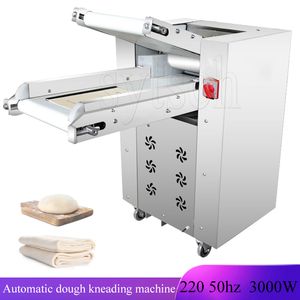 Kommerzielle vollautomatische Zirkulation elektrische Teigknetmaschine große Presse Mehl Nudel Pizza Sheeter Mixer