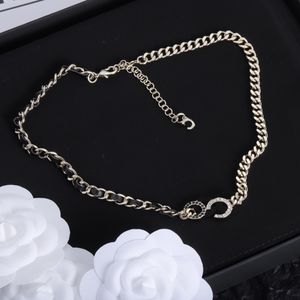 Nya modebrevhalsband för kvinnliga chokers halsband båge designer halsband present kedja smycken