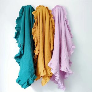 Одеяла, детское пеленальное одеяло, мягкое и дышащее муслиновое хлопковое пеленальное одеяло для младенцев, детское одеяло с капюшоном, реквизит для фотографии