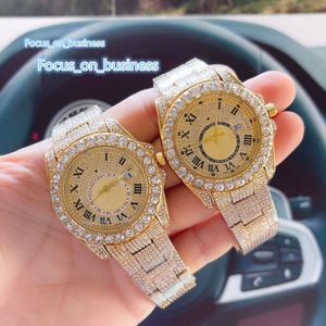 Iced Out Orologio da uomo gioielli hip-hop personalizzato moissanite orologio di lusso VVS Moissanite orologio da uomo a mezzo busto vipwatch