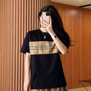 fashion men t shirt designer T shirts mens womens classic striped plaid graphic tee casual loose short sleeved top trend cotton plus size tee