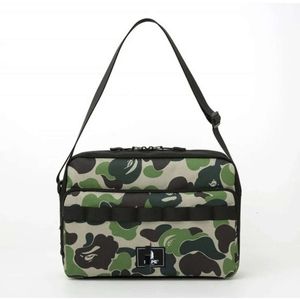 Designer ape saco revista japonesa apêndice ape cabeça camo bolsa de ombro grosso à prova dwaterproof água crossbody saco embalagem original tubarão