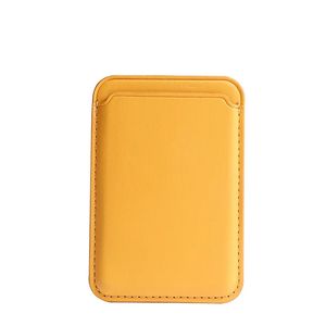 Magnetisk telefon plånbok läderfodral kreditkort kontant pocket ID -korthållare påse för iPhone 15 14 13 12 11 mini pro max magnetisk hållare modeväskan väska