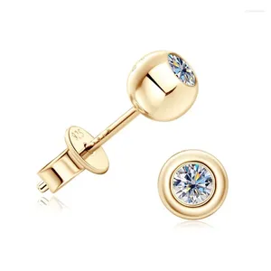 Ohrstecker EMO-371 Lefei Mode Klassisch Trendy Luxus Moissanit Design Wasserblase Charm Damen Silber S925 Hochzeit Schmuck Geschenk