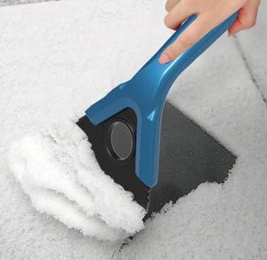 Bilisskrapa vindrutan isbrytare snabb ren glas borste snö remover verktyg auto fönster vinter snöborste spade spade